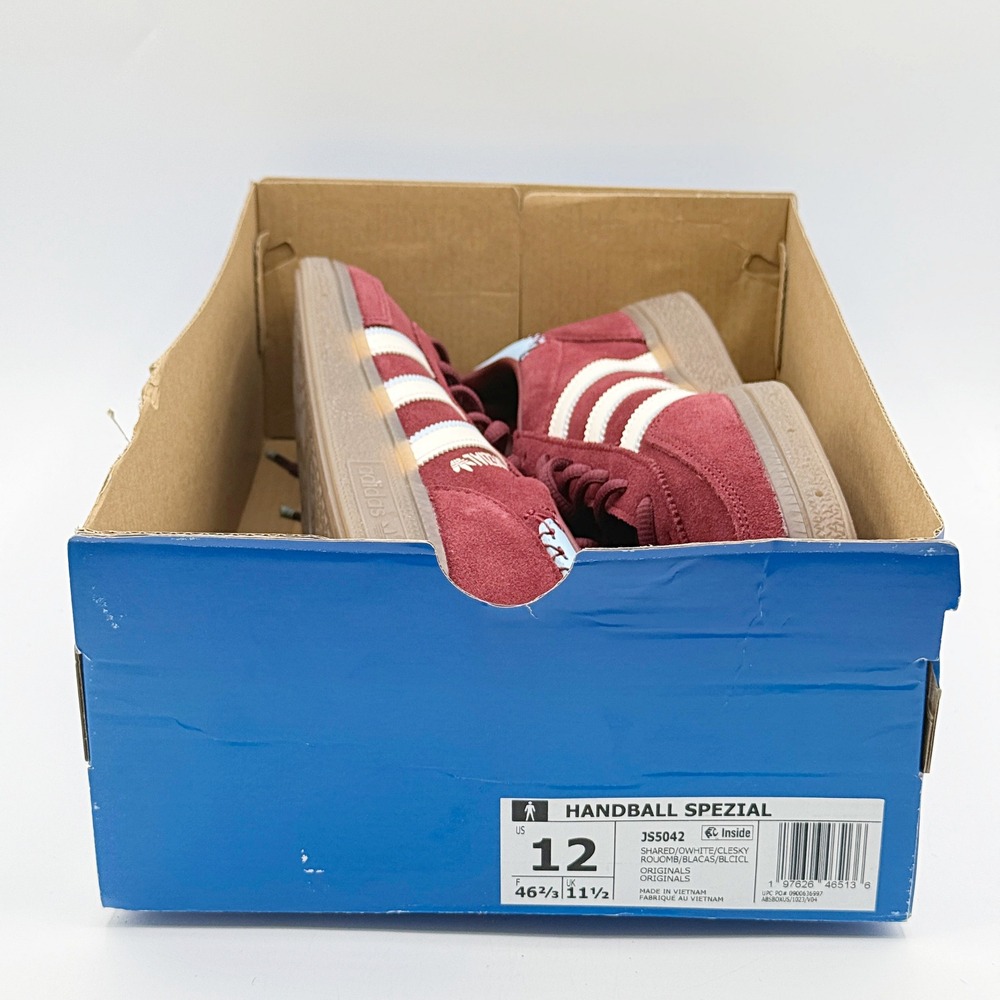Adidas Handball Spezial 'Red White Sky' / Size 12 Mens / JS5042 - New - Picture 2 of 9